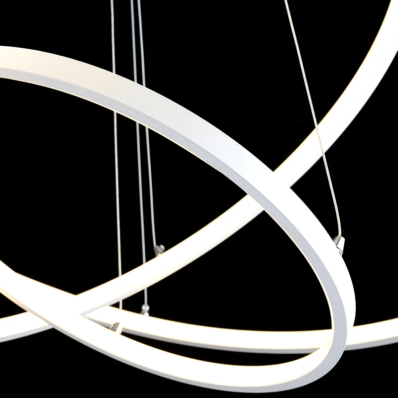 Личность люстры круговой кольцо люстра лампа акриловый светодиодный Люстра Свет