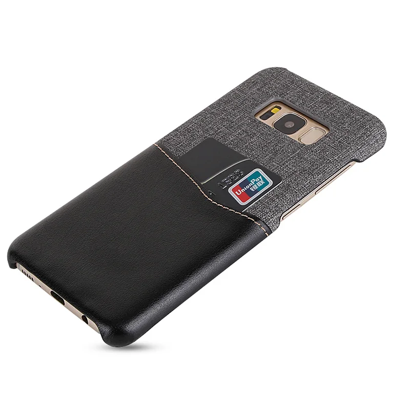Toraise For Samsung Galaxy S8 Plus Case Luxury Grade Leather Soft Fabric Card Slot Shockproof Cover | Мобильные телефоны и