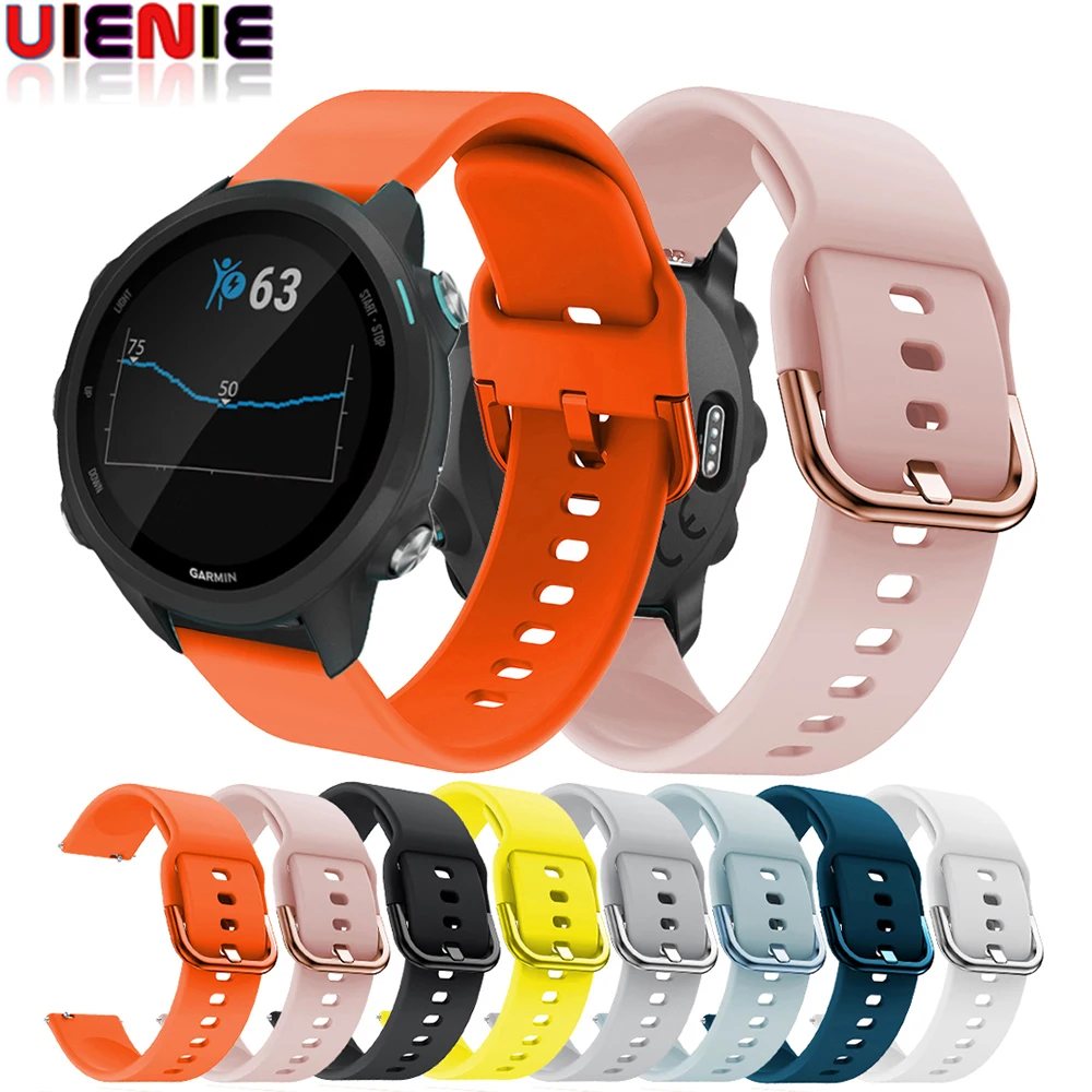 20 мм мягкий силиконовый сменный ремешок для Garmin Forerunner 245 Смарт-часы браслет для Garmin Forerunner 245 музыкальный ремешок для часов