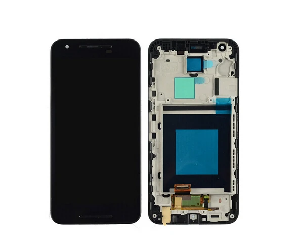 ЖК дисплей + сенсорный стеклянный дигитайзер с рамкой в сборе для Lg Google nexus 5X H791