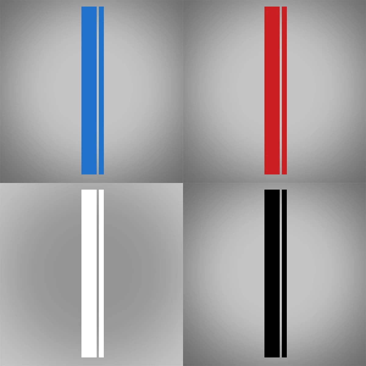 Универсальные гоночные полоски автомобильные наклейки и Стикеры 1x6 полоса на