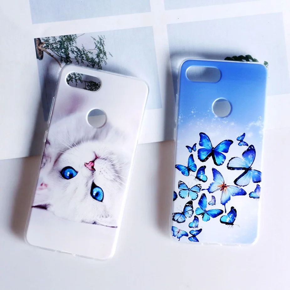 Чехол с рисунком Mi8 для Xiaomi Mi 8 Lite мягкий силиконовый чехол 3D-принтом чехлы