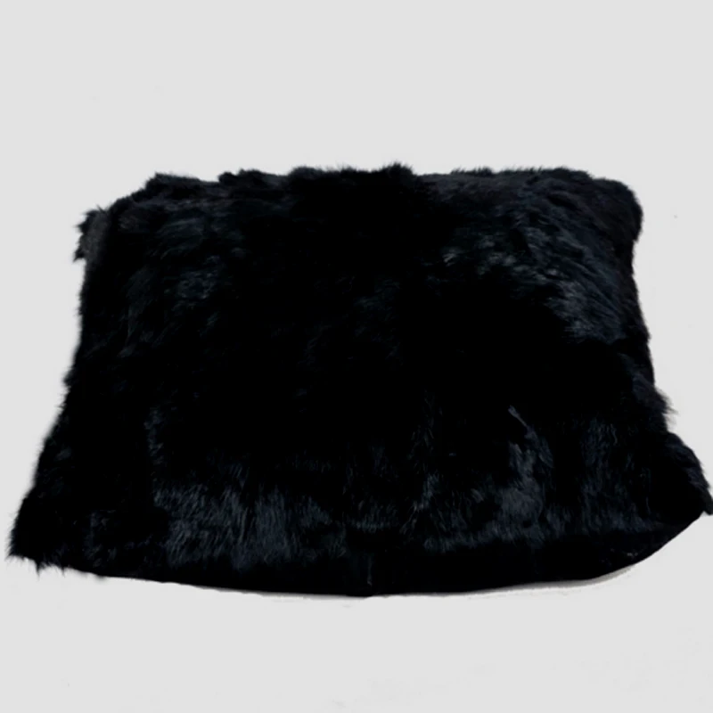 Rex Rabbit Fur Pillow Cover Real Cushion Covers Sofa Pillowcase Capa De Almofada Home Decor | Дом и сад