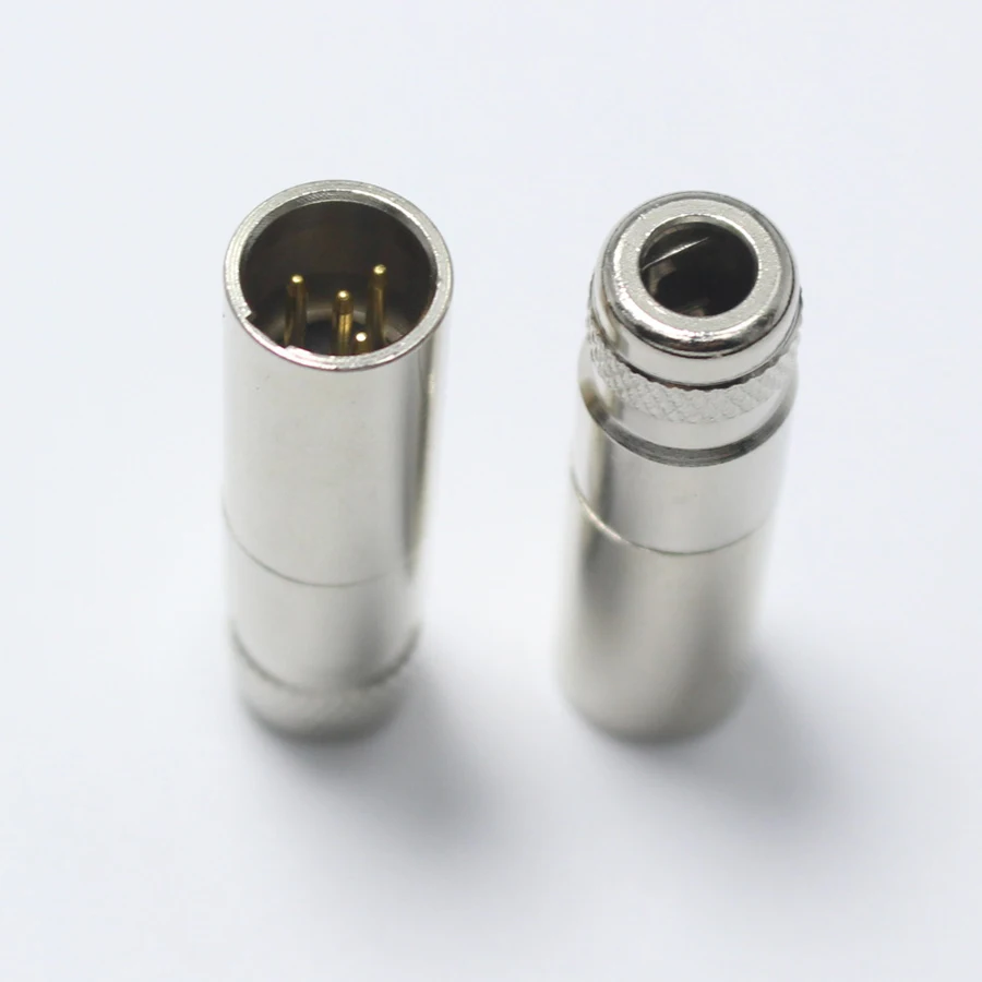 1 шт. мини XLR 4-контактный штекер 4 P Аудио Микрофон монтаж шасси самоблокирующийся