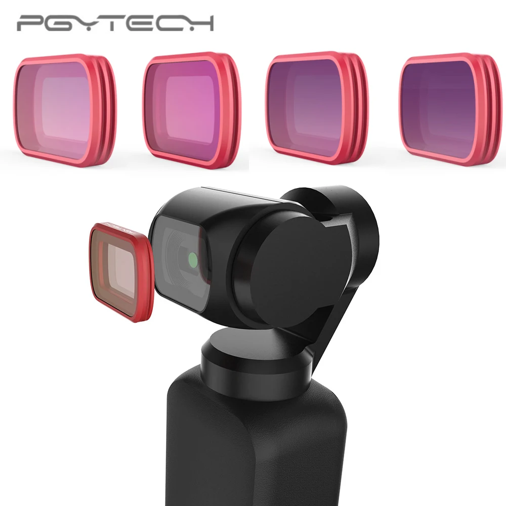 

In Stock PGYTECH For DJI OSMO Pocket Filters set Professional Filter UV CPL ND8 ND64 ND 64 PL Gradual Version