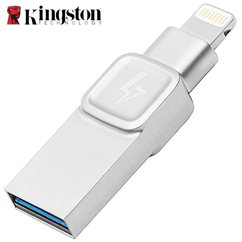 Флеш накопитель Kingston Bolt USB 3 0 карта памяти для Apple iPhone и Ipad с прошивкой iOS 9