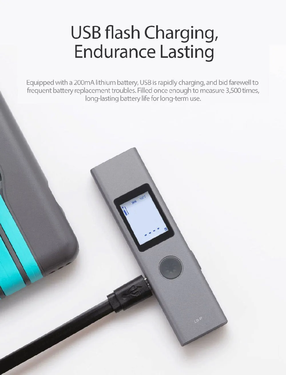 XIAOMI LS-P интеллектуальный цифровой лазерный дальномер перезаряжаемый охотничий дальномер для гольфа