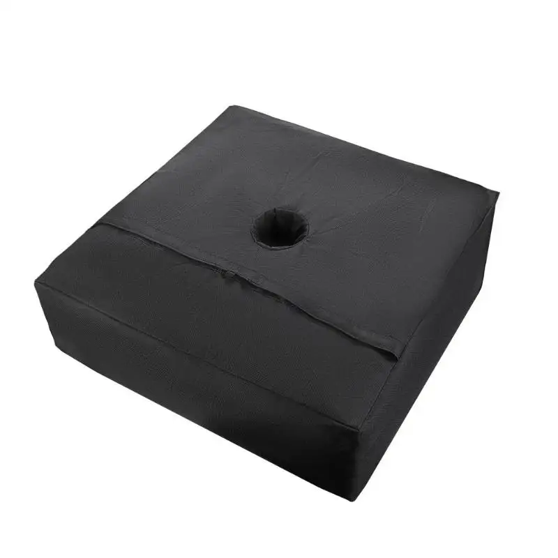 1 Pcs Black 18x18in Square Weight Sand Bag for Outdoor Patio Sunshade Parasol Umbrella Base Garden Supplies Shade Accessories