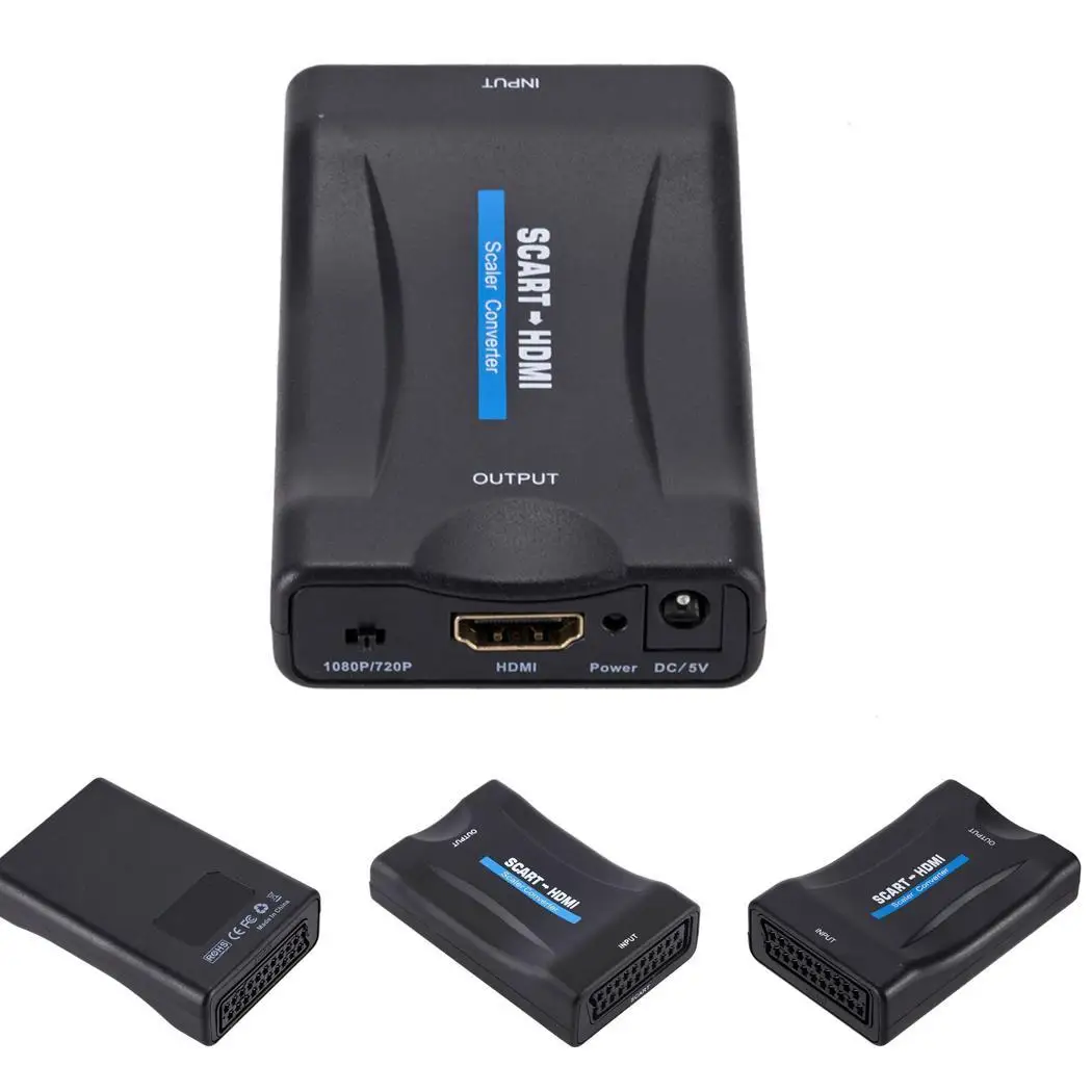 SCART до 1080P преобразователь аудиосигнала HDMI usb кабель с USB 60g HDTV 5 ~ 95% RH (без