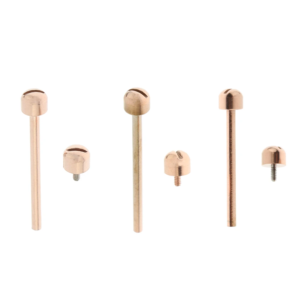 1 шт. винтовая трубка для часов соединительный винт из розового золота с красивым