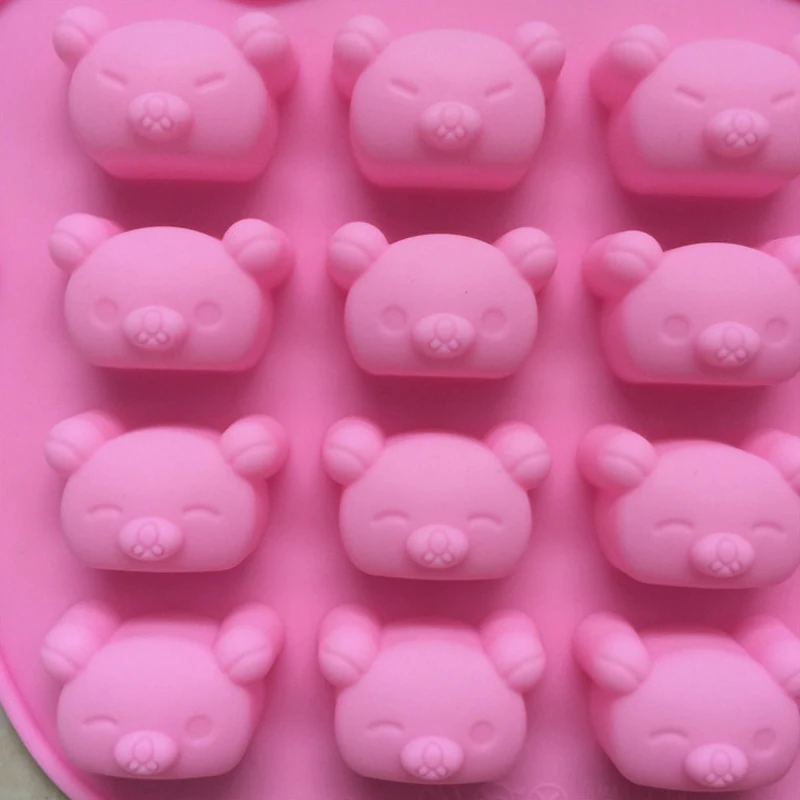 Коала Форма торта Мыло формы Гибкая силиконовая форма для выпечки конфет шоколад