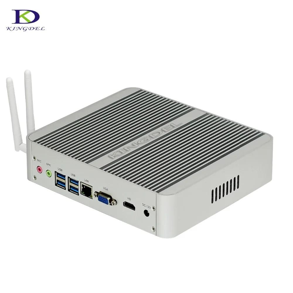 Мини-компьютер без вентилятора DDR4 6 Мб кэш-памяти NC740 мини-ПК с Intel двухъядерным i5