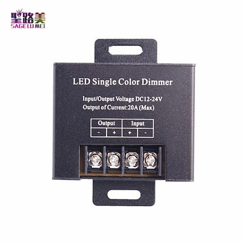 DC12 24V 20A одноканальный светодиодный диммер с 3Key Wirelss RF пульт дистанционного