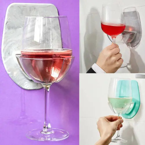 Уникальный ваттный пластиковый держатель для бокалов ванной и душа настенный