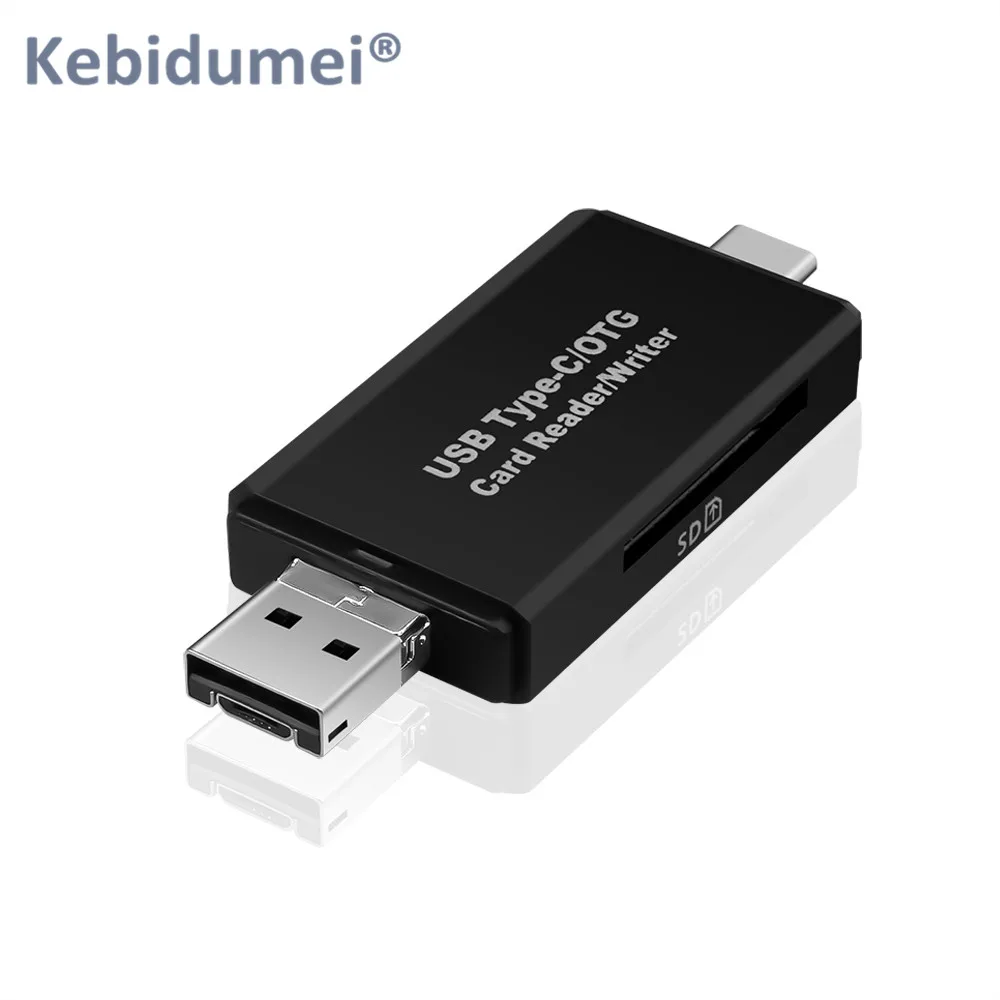 3 в 1 OTG Кардридер высокоскоростной Тип C micro USB 2 0 Micro SD карта писатель для Android