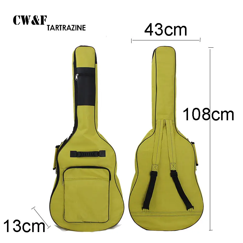 Гитарная посылка 40 41 дюйм балерины акустическая гитара рюкзак черный цвет