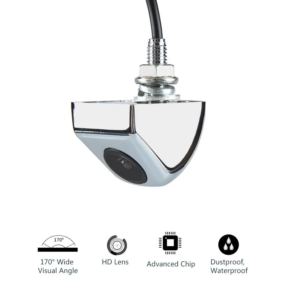 Универсальная автомобильная парковочная камера заднего вида HD CCD