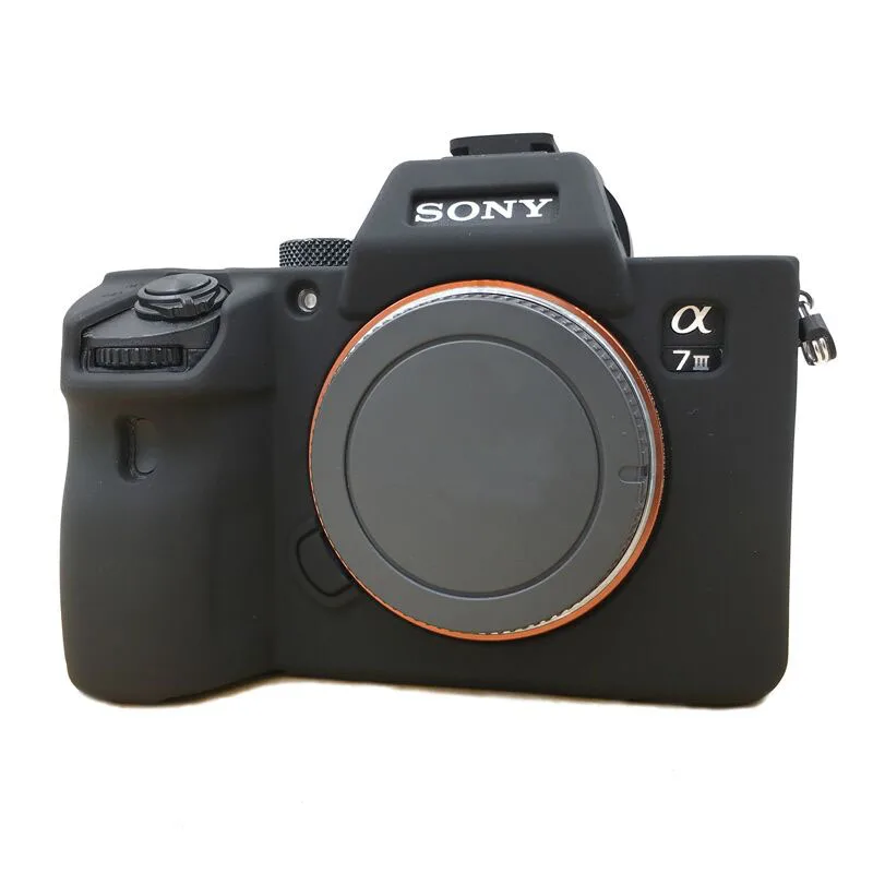 Силиконовый чехол резиновый для камеры защитный sony A9 A7 III A7III A7R3 Mark 3|Сумки