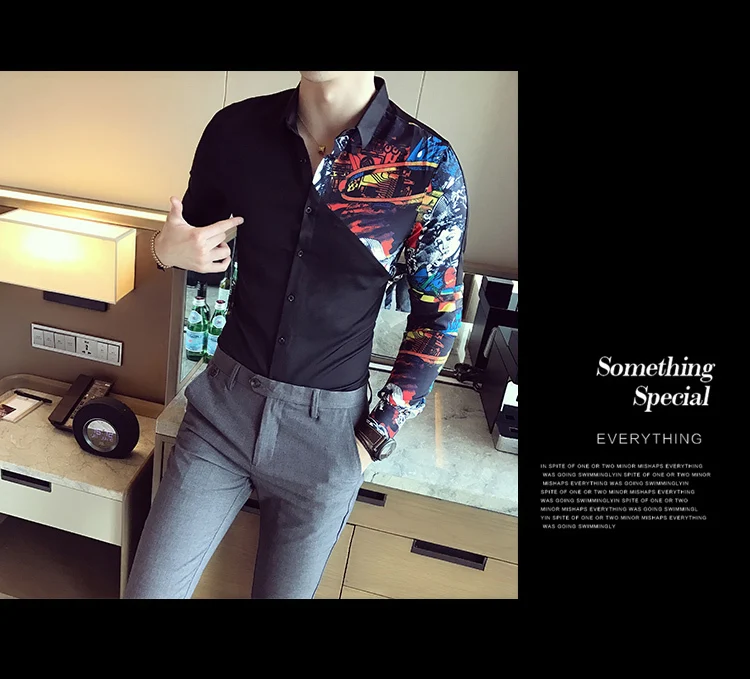 Men's Shirt Long Sleeve Shirts Designer High Quality Casual Slim Fit Men Shirt Business Dress Shirts Camisa Social Masculina