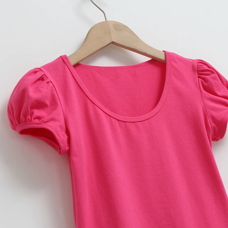 

2019 summer new version of the large-size short-sleeved T-shirt sweet little shirt Puff white Slim cotton primer t-shirt female