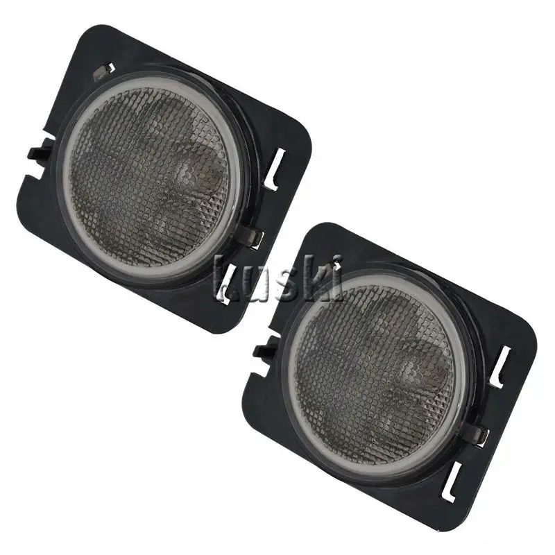 4 шт Черный светодиодный переднее крыло вспышек указатель поворота светильник