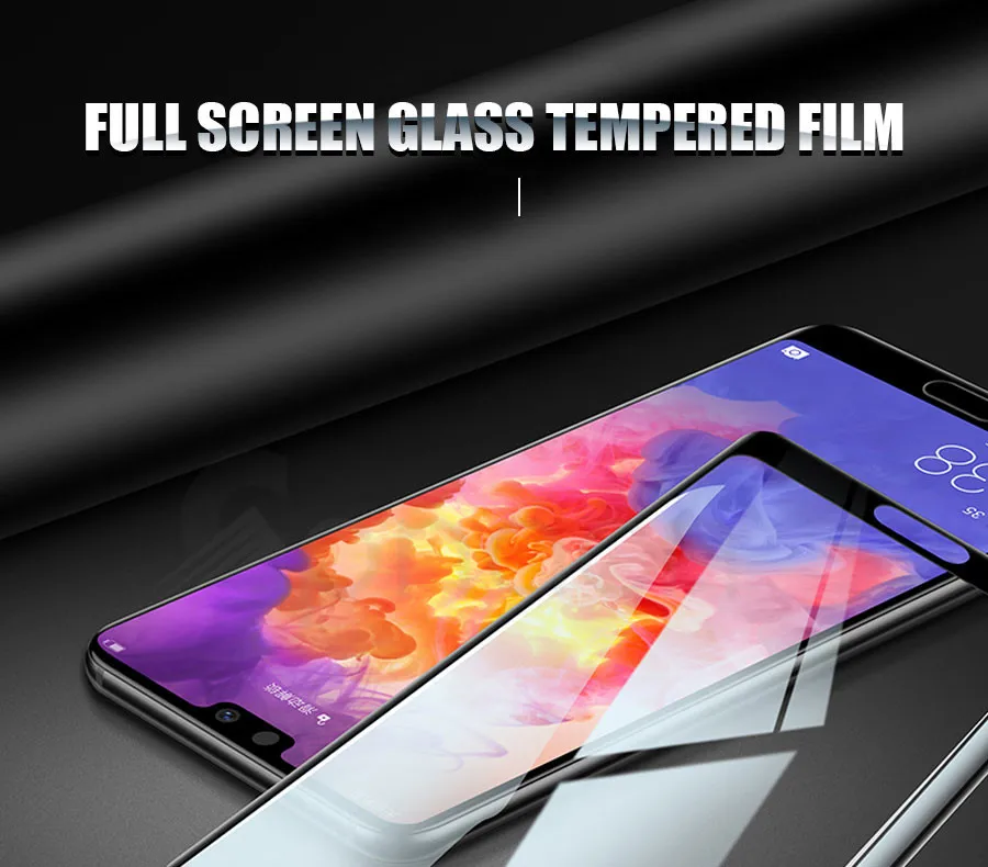 9D полное покрытие из закаленного стекла для huawei P20 Pro P10 P9 Lite Plus защита экрана Защитное стекло для P Smart пленка