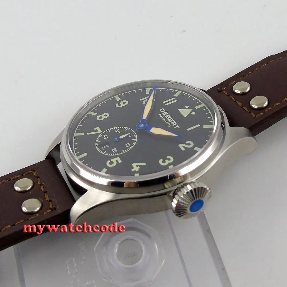 Автоматические Мужские и женские часы с сапфировым стеклом циферблатом 42 мм 14|glass