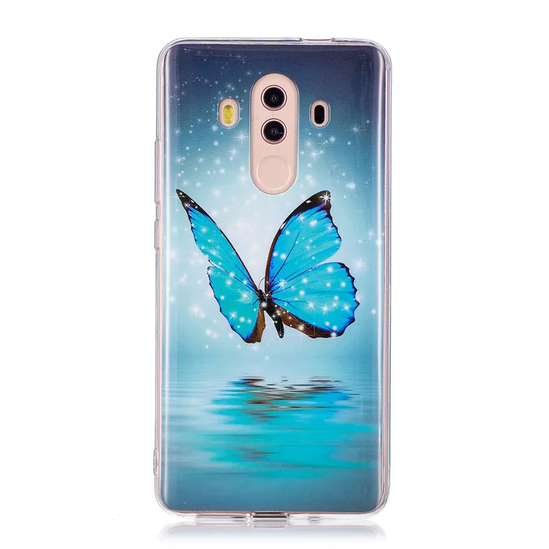 Huawei Mate 10 Lite Silicon Case Luminous Anime Animal Silicone TPU Skin Soft Back Cover for |