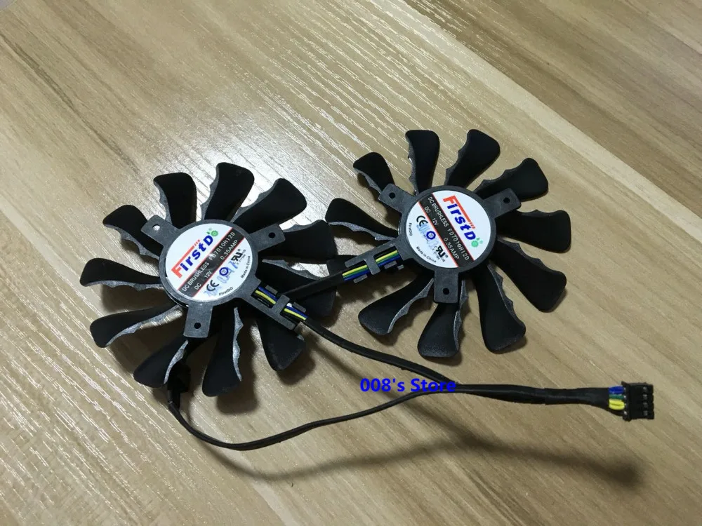 Новый графический процессор VGA охлаждающий вентилятор для его HD7950 HD7970 R9 280X 290 390
