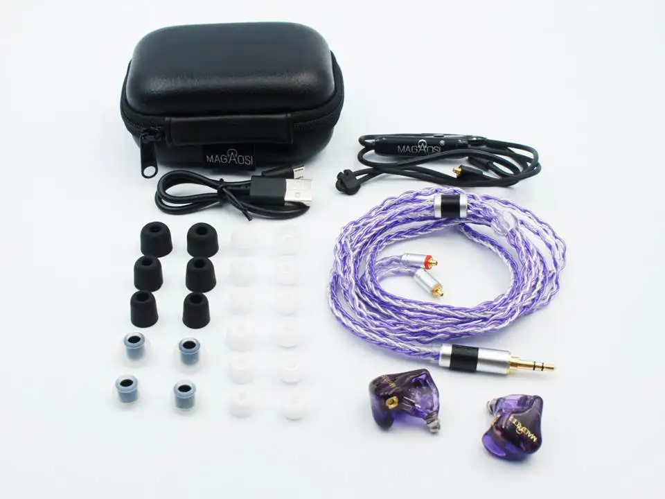 Magaosi K6 обновленная версия 6BA 6 сбалансированная арматура MMCX HiFi наушники в ухо