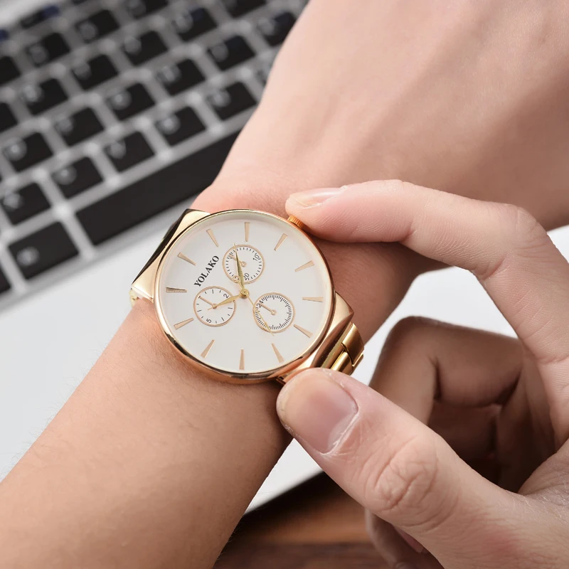 Часы наручные мужские кварцевые в минималистичном стиле люксовые брендовые