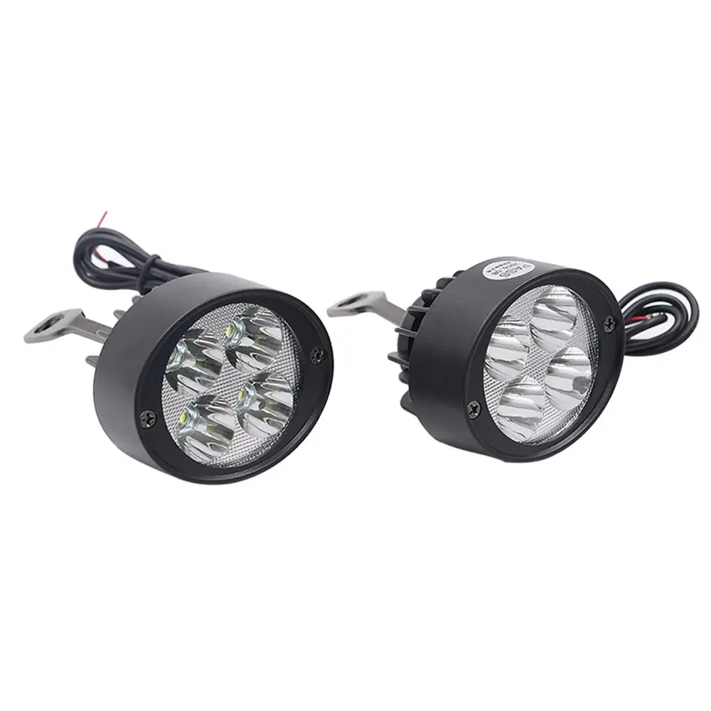

Motorcycle Super Bright Long Lasting 12V-85V 20W LED Spot Light Head Lamp Mount Motorcycle Accessories Headlight Bulb Auto Part