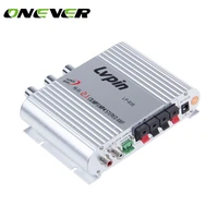onever car amplifier 12v mini hi fi 2 1 car amplifier mp3 mp4 stereo player audio auto sound amplifier subwoofer