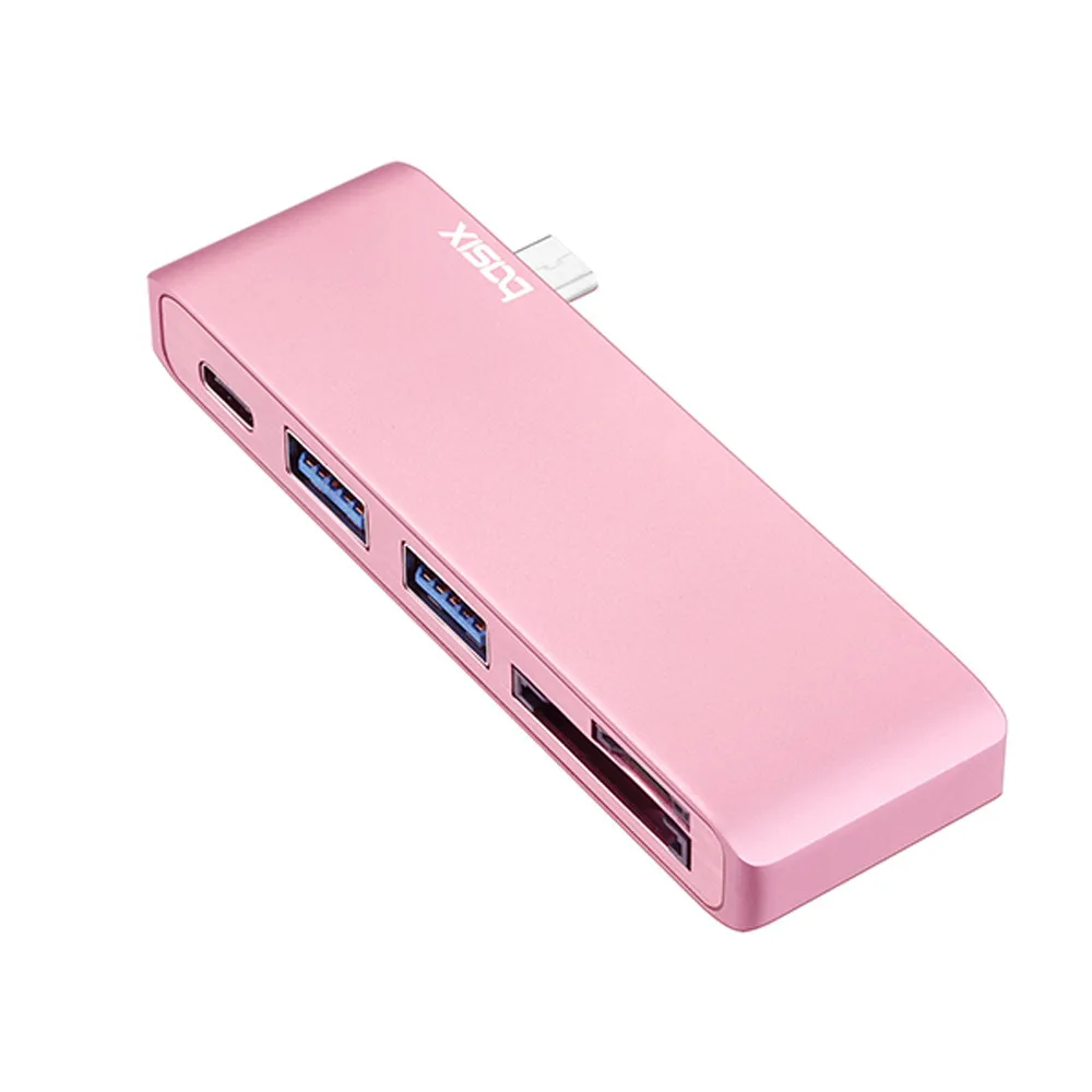 Usb-концентратор CARPRIE из алюминиевого сплава 5 в 1 от Type C до USB3.0 + адаптер-ридер