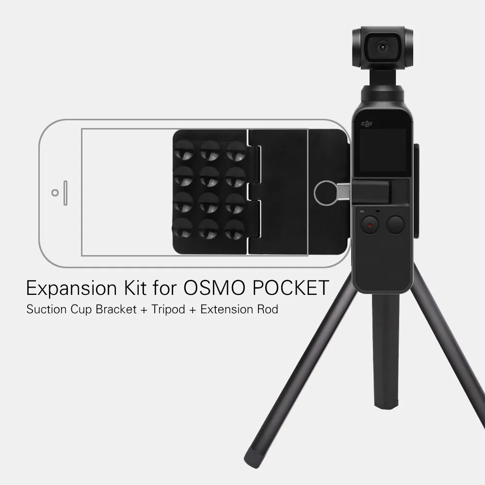 Складной кронштейн на присоске держатель для смартфона штатив удлинитель палка