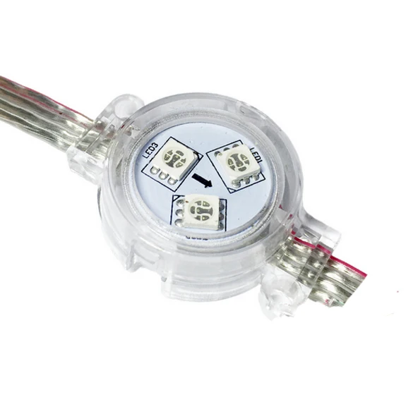 Круглый светодиодный модуль 30 мм пиксельный 3 шт. SMD5050 света хорошего качества
