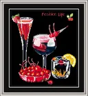 Набор для вышивки крестиком с изображением винных ягод, черного холста, включая aida 14ct 11ct, ручная вышивка сделай сам, товары ручной работы, сумка