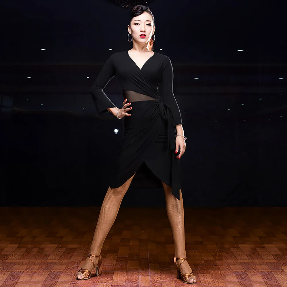 2018 женские латинские танцы платье бальные Конкурс платья vestido infantil Para Festa Большие