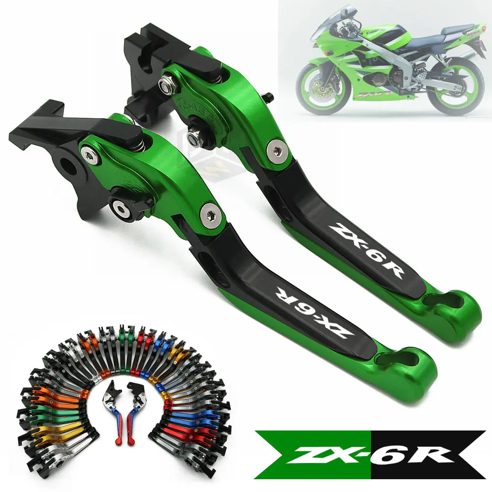 Мотоцикл Складная Выдвижная Регулируемая сцепные рычаги для KAWASAKI ZX6R ZX-6R 2007-2016 2008