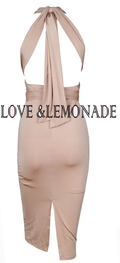 Love& Lemonade Сменные ремни по колено платье TB 8225
