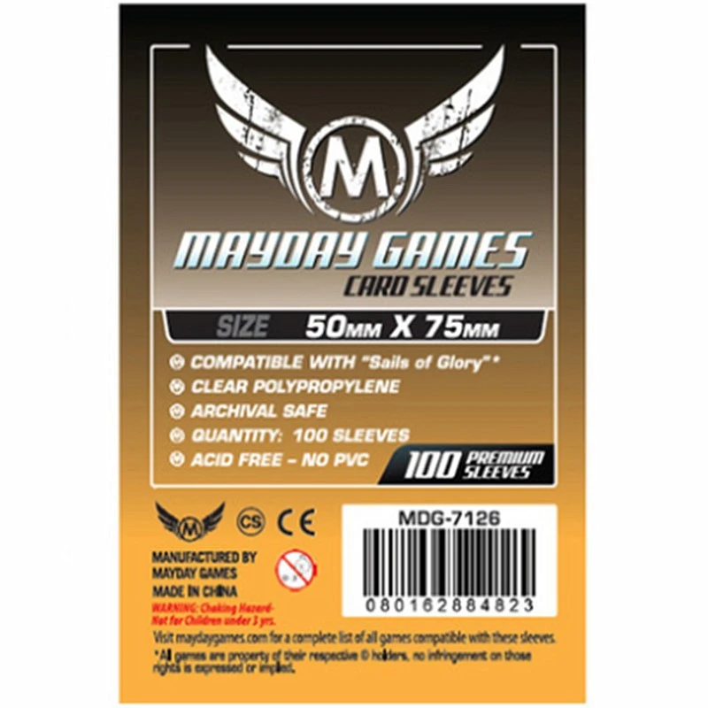 

5 упаковок/партия, MAYDAY, чехол для карт, 7126 для 50*75 мм, защита для карт, прозрачный чехол, настольные игры, рукава