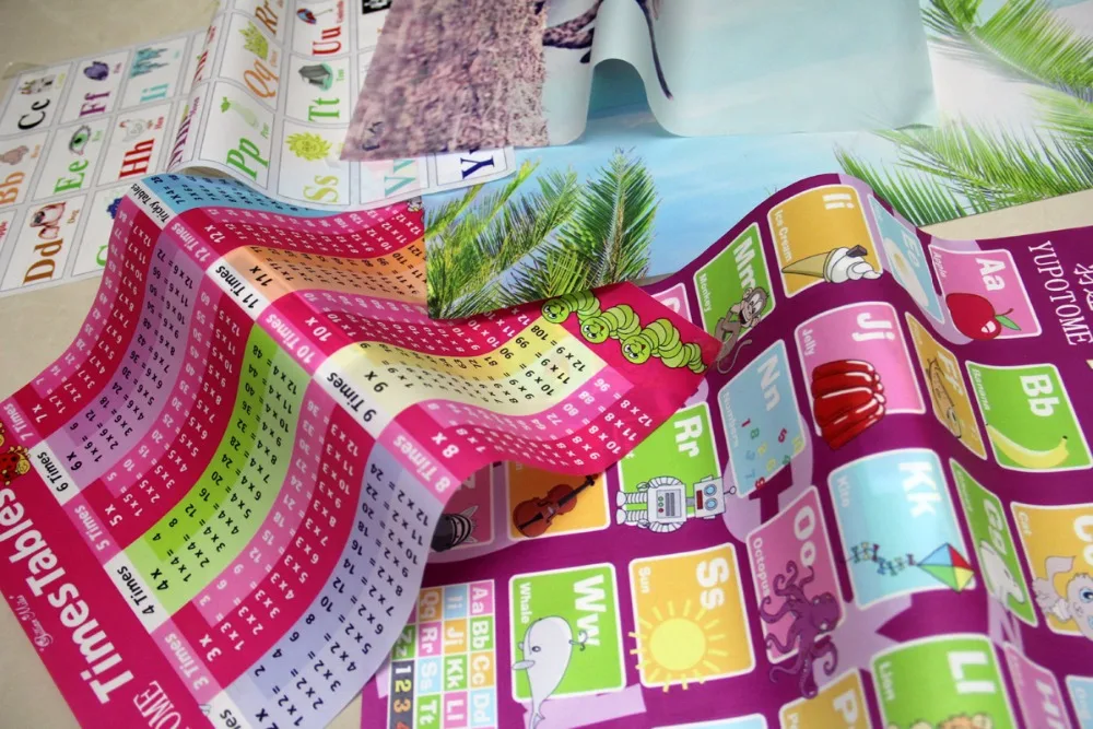 Мой Алфавит ABC обучающий стол детское математическое образование тканевые