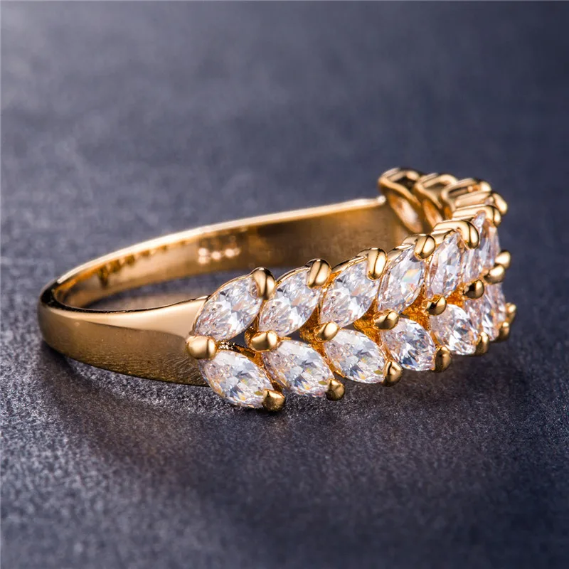 Новое поступление обручальное кольцо Huitan для женщин с изображением зрелой