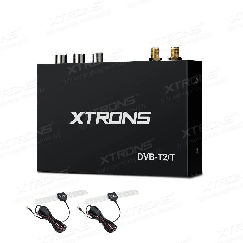 XTRONS FV012DE двойная антенна автомобиль DVB T T2 Freeview цифровой ТВ приемник полностью