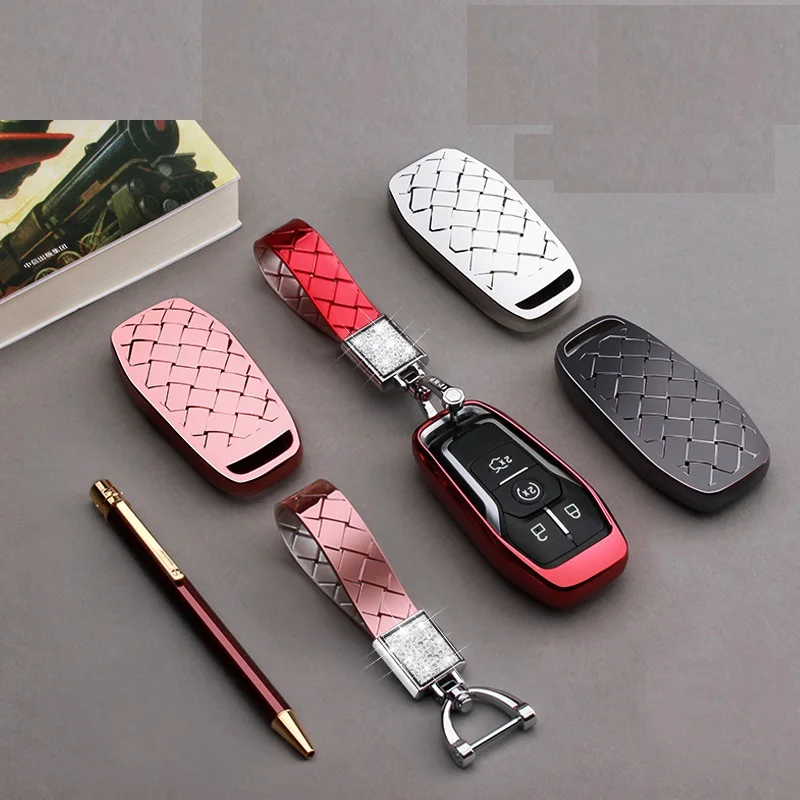 Чехол для ключей для Ford ESCORT EDGE Ecosport Mondeo MUSTANG F-150 aurus Explorer Expedition Lincoln MKC MKZ MKX