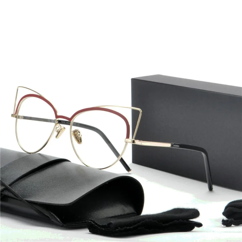 Новинка 2019 сексуальные женские очки в оправе с кошачьими утолщенными очками