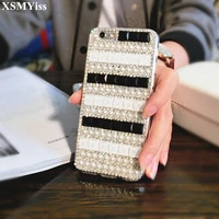 luxury jewelled bling crystal diamond pearl rhinestone phone case cover for iphone 11 12 13 pro max xr xs max 5s 6 6s 7 8 plus