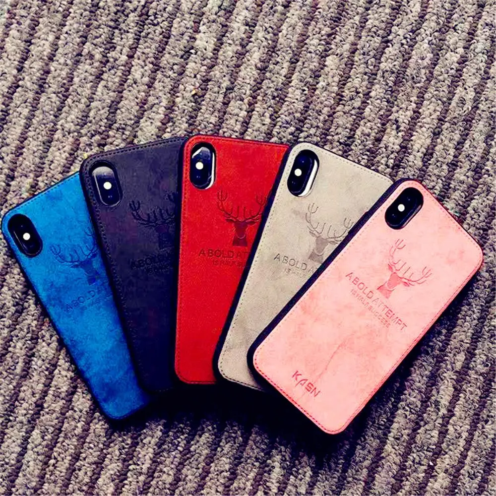 Новый роскошный чехол для iphone 7 8 6 6s Plus с изображением рождественского оленя и
