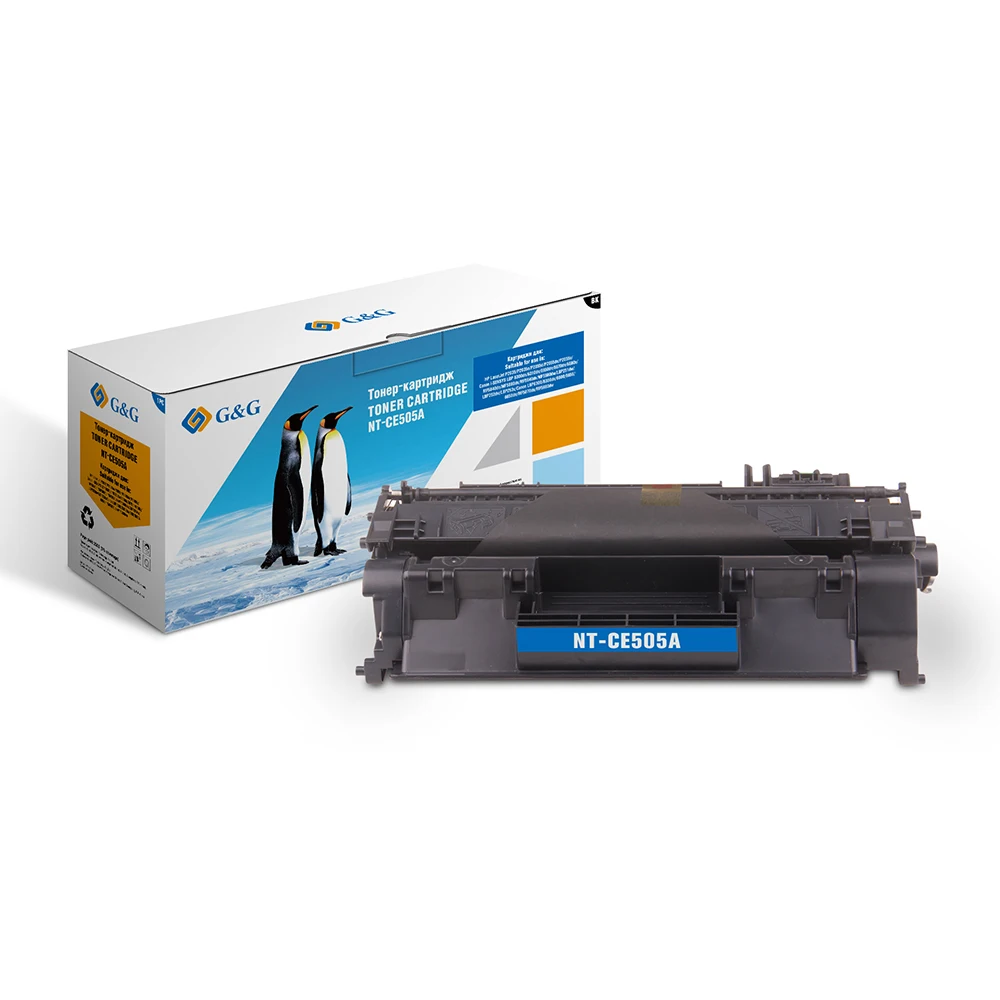 Тонер картридж G&G NT CE505A для HP LaserJet P2035/P2035n/P2055d/P2055dn/P2055x (2300стр)|Чернильные картриджи|