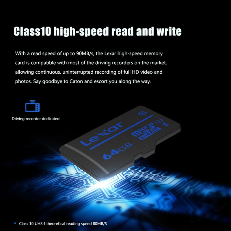 Карта памяти Lexar 16 ГБ 32 64 Гб micro sd C10 cartao de memoria tf карта Class10 скорость до 90 МБ/с./с для